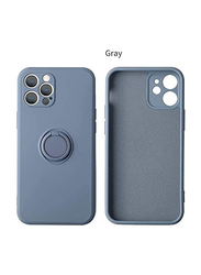 Apple iPhone 12 Pro Anti-Scratch Anti Dustproof Shock Absorption Protective Luxury Soft Silicone Mobile Phone Case Cover, Grummy Grey