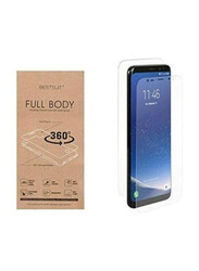 Samsung Galaxy J7 360 Anti-Shock Anti-Scratch Super Flexible Gelatine Full Screen Protector, Clear