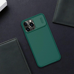 Nillkin Apple iPhone 13 Pro Max 6.7 inch TPU Frame & PC Back Camera Cover Mobile Phone Case Cover, Green