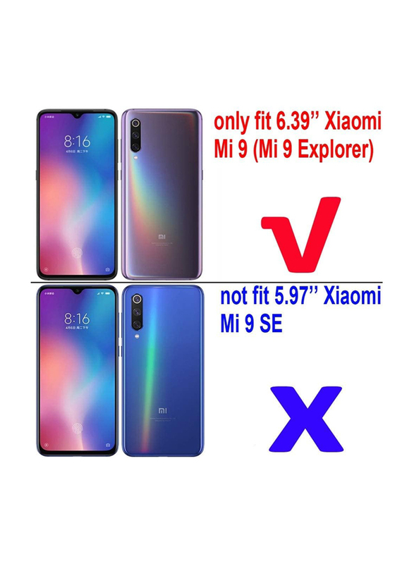 Ics Xiaomi Mi 9 Tempered Glass Screen Protector, Clear