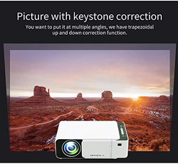 Smart Theatre Projector, White