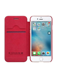 Nillkin Apple iPhone 7/Apple iPhone 8 Leather Mobile Phone Case Cover, Red