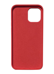 Apple iPhone 12 Pro Max Silicone Mobile Phone Case Cover, Red