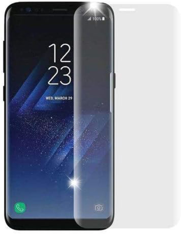 Samsung Galaxy S8 Full Screen Mobile Phone Tempered Glass Screen Protector, Clear