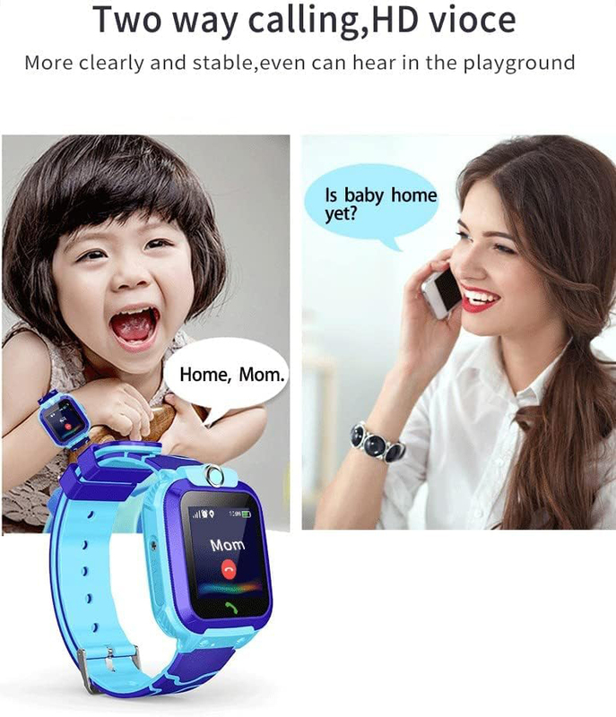 Kids Waterproof Smartwatch, GPS + Cellular, Blue