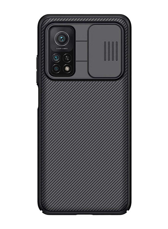 

Nillkin Xiaomi Mi 10t 5g Hard Cam Shield Camera Slide Drop Protection Mobile Phone Case Cover, Black