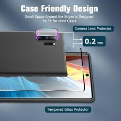 6.9-inch Samsung Galaxy S20 Ultra 5g Scratch Resistant 9H Hardness Fingerprint Unlock Ultra HD 2 x Tempered Glass Screen Protector + 2 x Camera Lens Protector, Clear