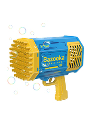 69 Holes Bazooka Bubble Machine with Colourful Light Bubble Maker Gun, Multicolour