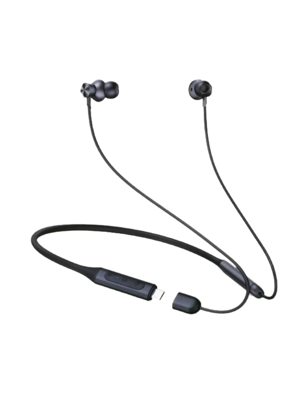 Budi In-Ear Wireless Sport Earphone Bass Stereo, Black