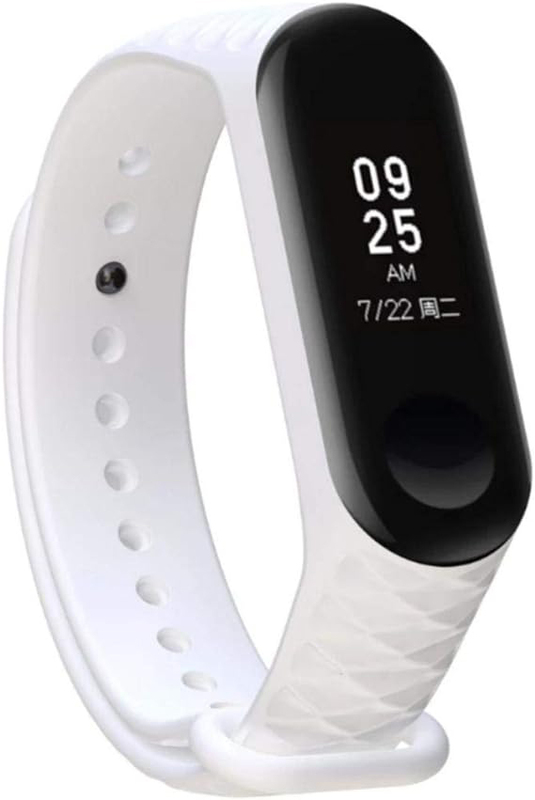 Hour Bar Band for Xiaomi Mi Band 3, White