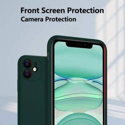 X-Level Apple iPhone 11 Silicone Anti-Scratch Microfiber Lining Cushion Mobile Phone Case Cover, Green