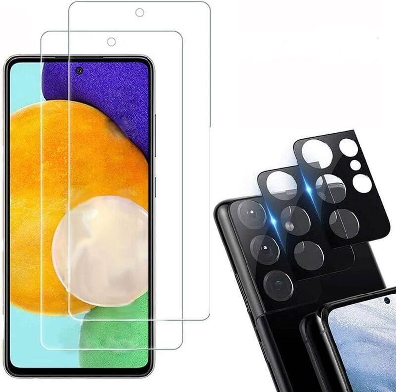 

Generic 6.8-inch Samsung Galaxy S21 Ultra 5g Flexible TPU Bubble Free, Anti-Scratch, Easy Installation 2 x Screen Protector + 2 x Camera Lens Protector, Clear