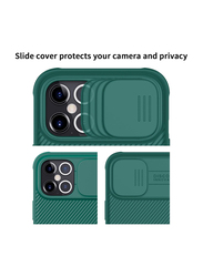 Nillkin Apple iPhone 12 Pro Max 6.7 inch Upgrade CamShield Pro Slim Protective Mobile Phone Case Cover with Slide Camera Cover, Green