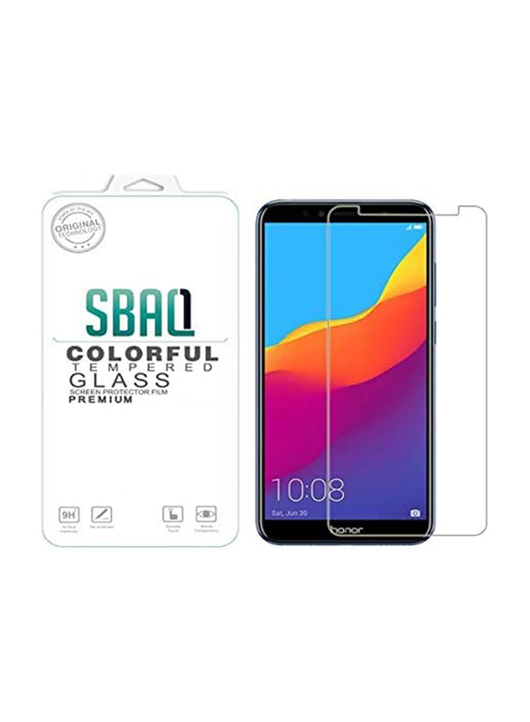 SBAQ Huawei Honor 7A Glass Screen Protection, Clear