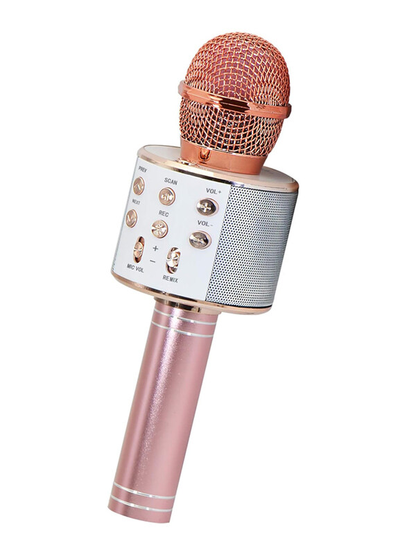 

Keyian Bluetooth Kids Karaoke Microphone for Singing, Rose Gold