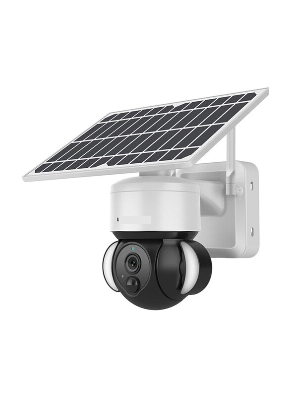 

Generic 2MP 4G Solar Wireless CCTV Camera, White