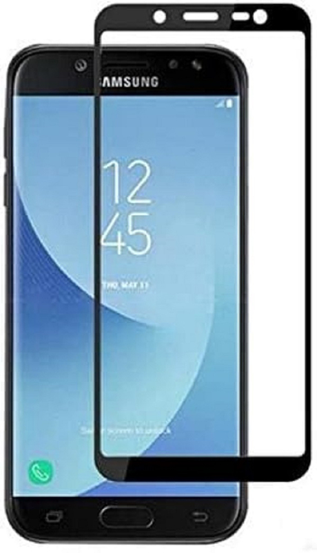 

Generic Samsung Galaxy J4 2018 5D Full Screen Tempered Glass Screen Protector, Clear/Black