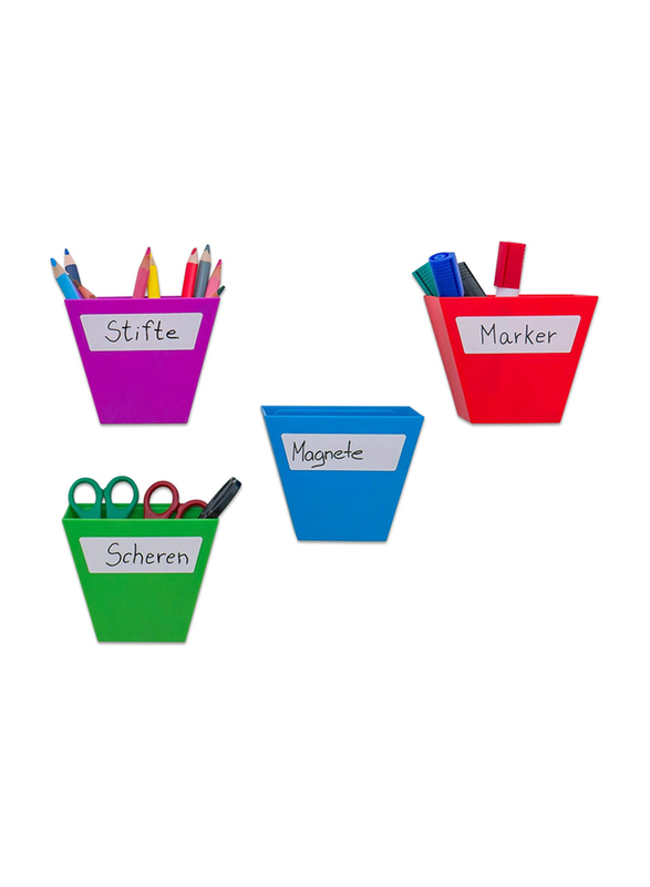 Learning Resources Magnetic Create-a-Space Storage Bins, 4 Pieces, Ages 4+