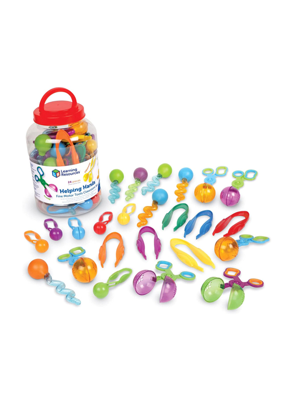 Learning Resources Helping Hands Fine Motor Tools Classroom Set, Ages 3+