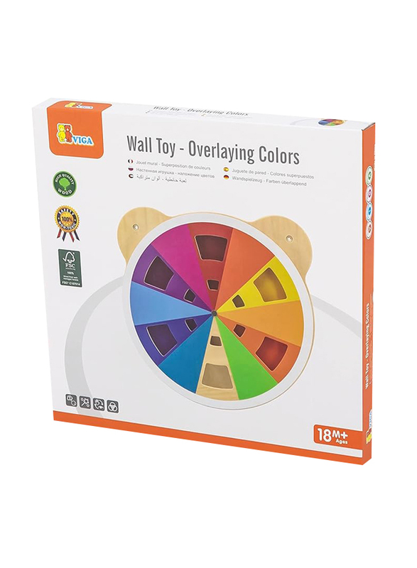 Viga Wall Toy Overlaying Colors, Ages 18+