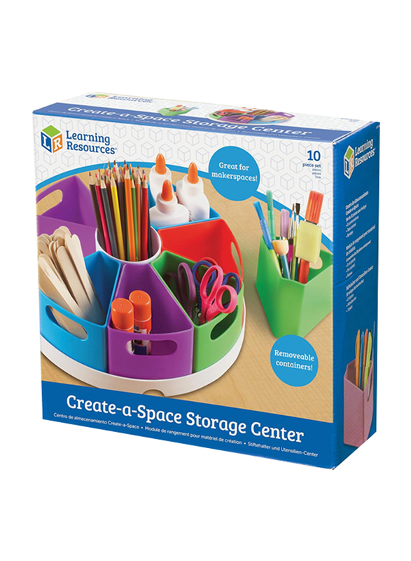 Learning Resources Create-a-Space Storage Center, 10 Pieces, Ages 3+