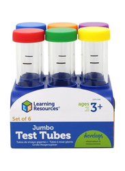Learning Resources Primary Science Jumbo Test Tubes with stand, 6 Pieces, Ages 3+