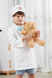 Viga Little Doctor Uniform & Hat, Ages 3+