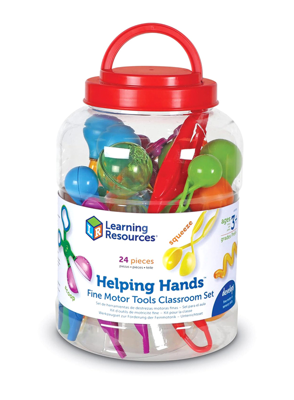 Learning Resources Helping Hands Fine Motor Tools Classroom Set, Ages 3+