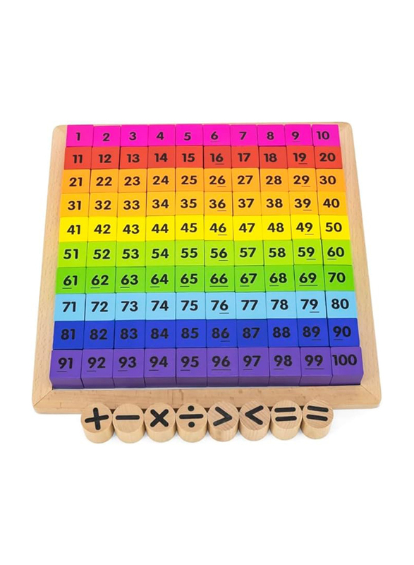 Viga Alphabet And Multiplication Board, Ages 3+
