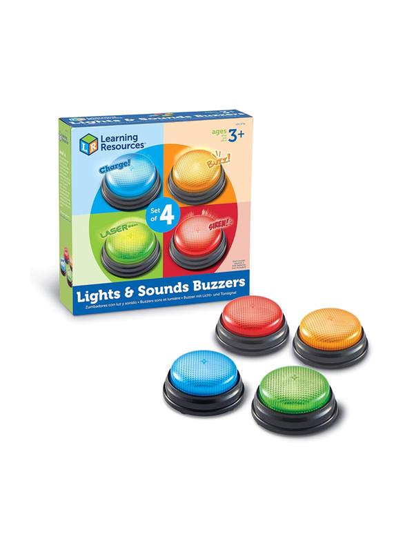Learning Resources Lights And Sounds Buzzers, Ages 3+