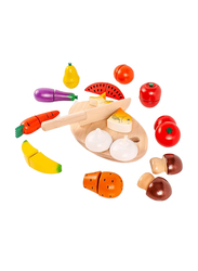 Viga Wooden Cutting Food Set, Ages 18+