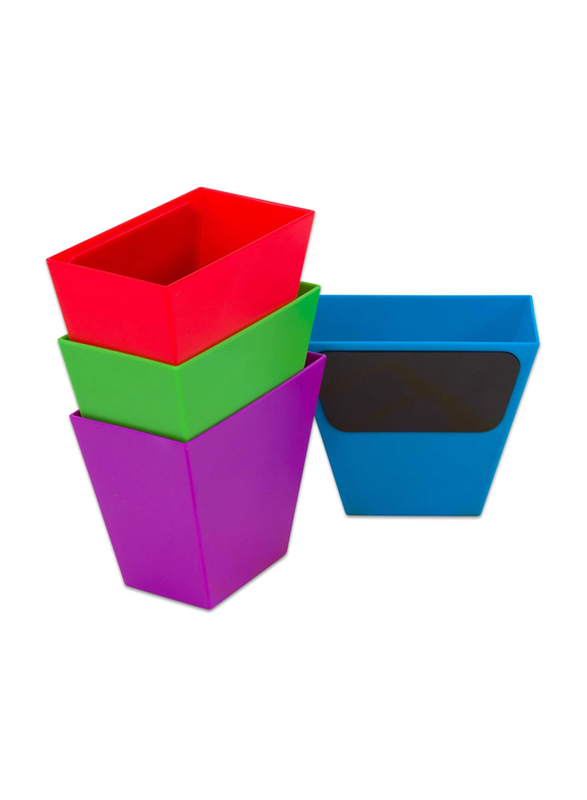 Learning Resources Magnetic Create-a-Space Storage Bins, 4 Pieces, Ages 4+