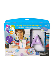 Learning Resources Playfoam Shape & Learn 26 Letter Alphabet Set, Ages 3+