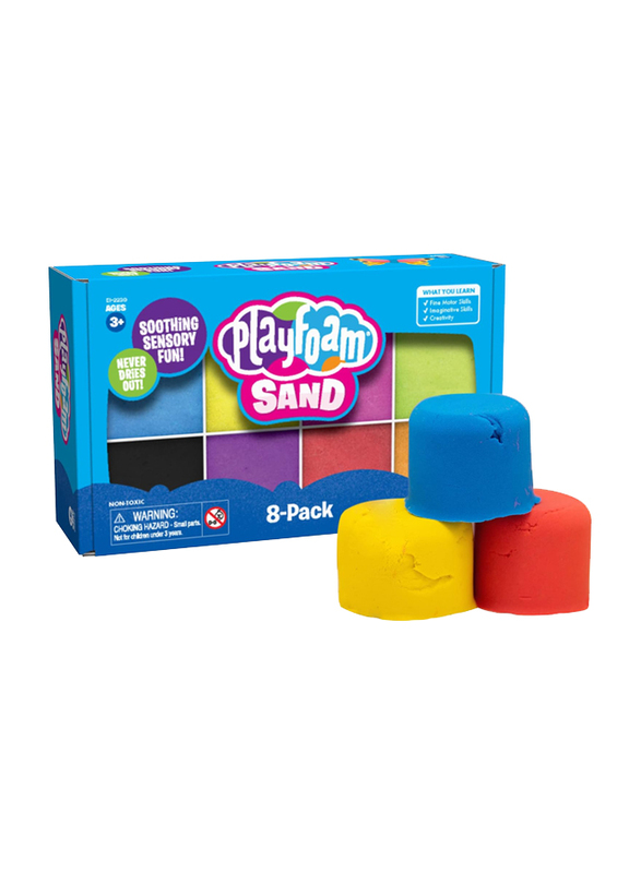 Learning Resources Playfoam Sand, 8 Pieces, Ages 3+