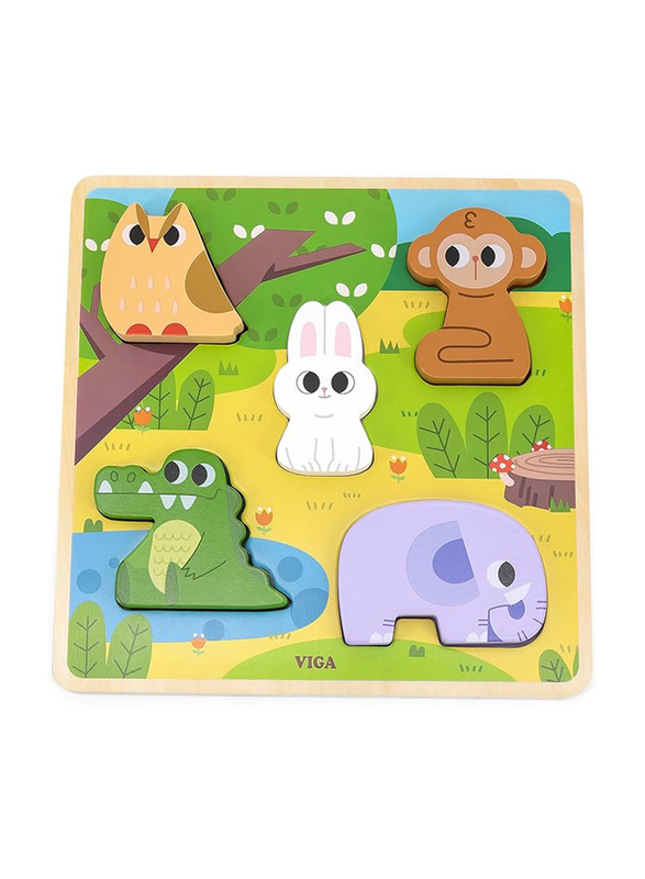 Viga Tactile Puzzle-Forest, Ages 18+