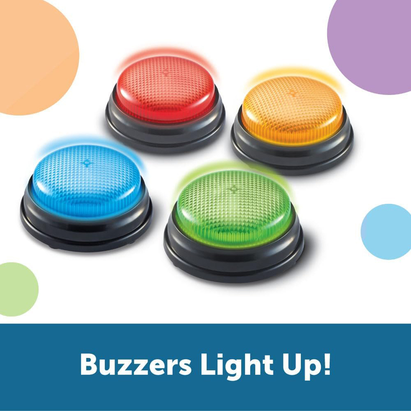 Learning Resources Lights And Sounds Buzzers, Ages 3+