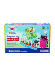 Learning Resources 20 Piece Number Blocks Sequencing Puzzle, Ages 3+