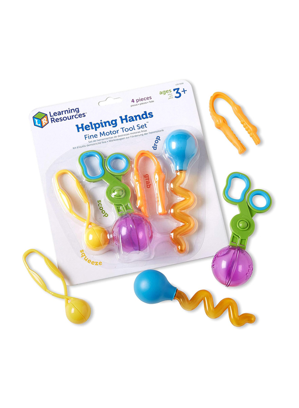 Learning Resources Helping Hands Fine Motor Tool Set, Ages 3+