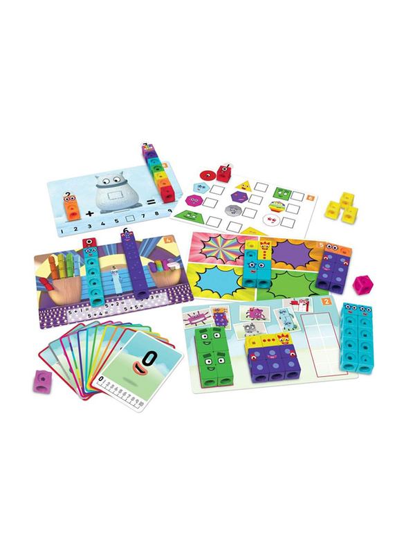 Learning Resources Math Link Cubes Number blocks 1-10 Activity Set, Ages 3+