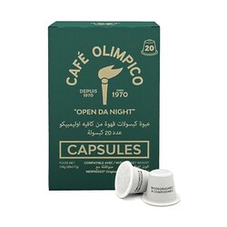 CAFE OLIMPICO Coffee Capsules Authentic Italian Blend - Pack of 20
