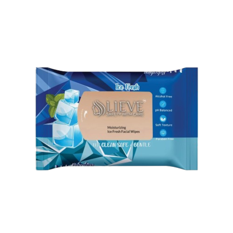 

LIEVE Moisturizing Ice Fresh Facial Wipes