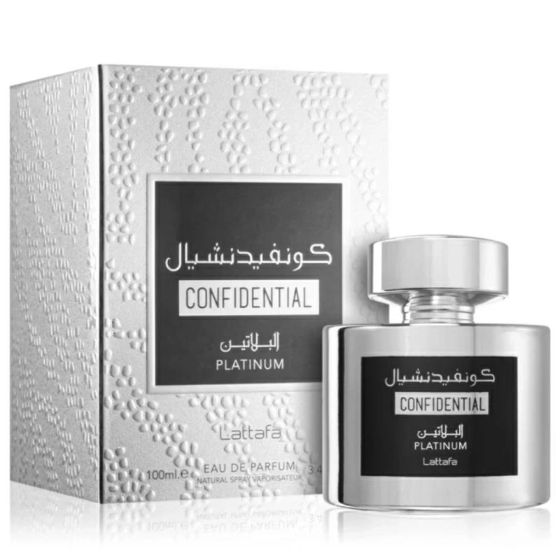 Lattafa Confidential Platinum Edp 100Ml (Unisex)