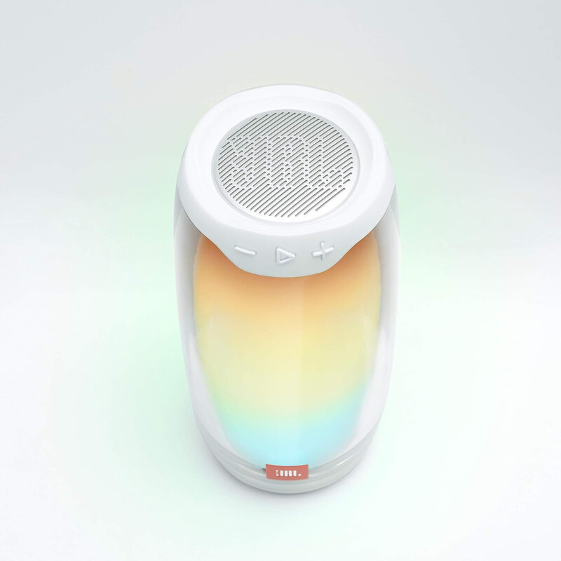 JBL Pulse 4 Portable Bluetooth Speaker, White