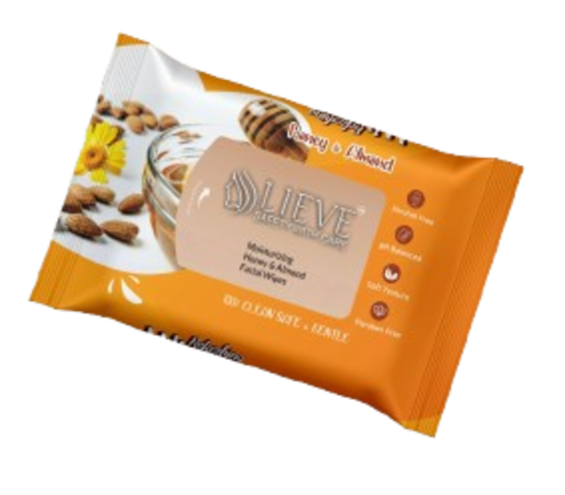 

LIEVE Moisturizing Honey & Almond Facial Wipes