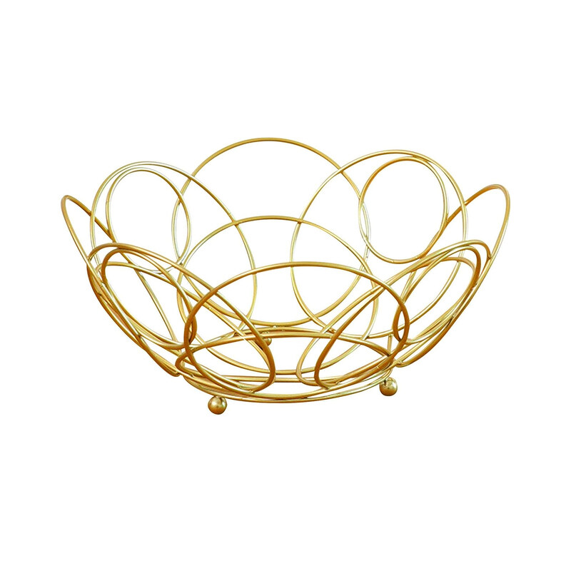 

Delcasa Fruit Basket Gold