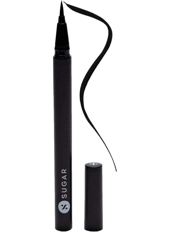 

Sugar Cosmetics Arrested for Overstay Waterproof Eyeliner - 01 I’ll Be Black (Black)