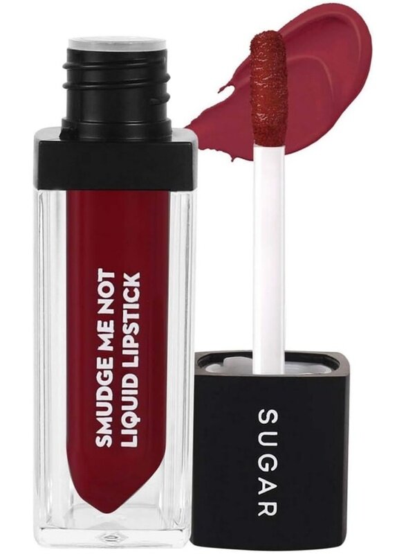 

Sugar Cosmetics Smudge Me Not Liquid Lipstick (51 Fine Wine (Burgundy Red))