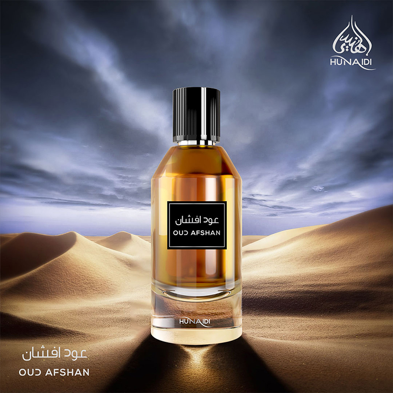 HUNAIDI Oud Afshan Arabic Oud Perfume for Men and Women 100ml Eau De Parfum