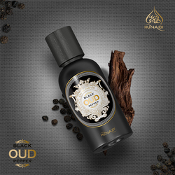 HUNAIDI Black Oud Pepper Arabic Perfume for Men and Women 100ml Eau De Parfum