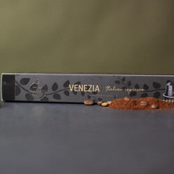 Venezia Espresso Coffee Capsules, Pack of 5, 50 Aluminum Capsules, 80% Arabica 20% Robusta